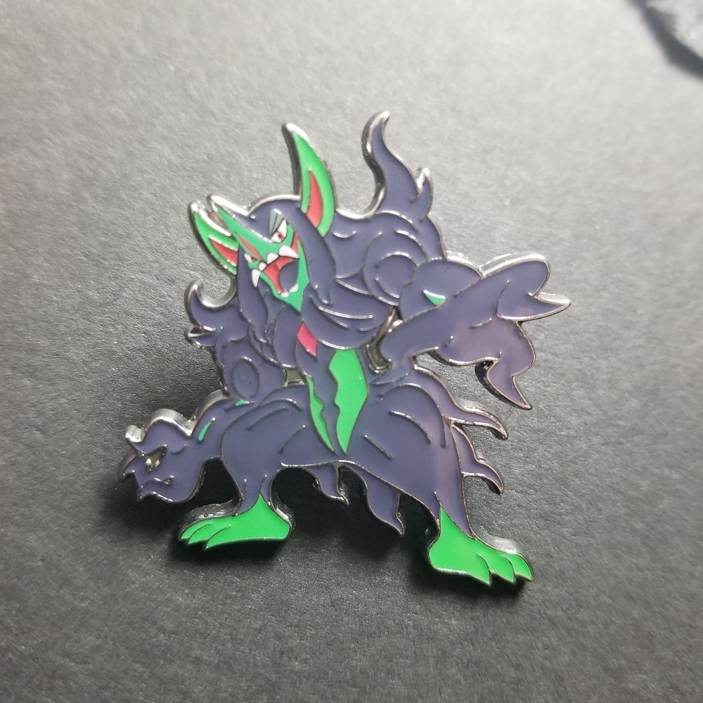 Official Pokemon Grimmsnarl Collector's Enamel Pin Badge